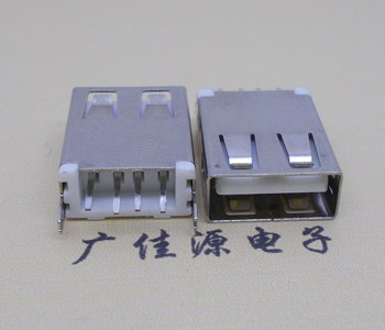 湖南USB AF立式 直插 加长款17.5MM 大电流3A插座