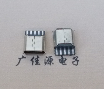 Micro USB5p母座焊线 