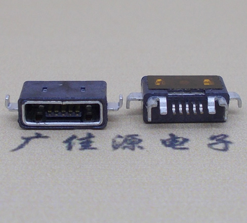 湖南MICRO USB防水AB型口母头3D图纸封装